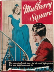 Mulberry Square by Juda Larrimore, Triangle Books #18 © 1945 w/ Dust Jacket
